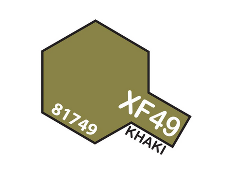 Tamiya XF-49 Khaki matiniai akriliniai dažai modeliams 10 ml