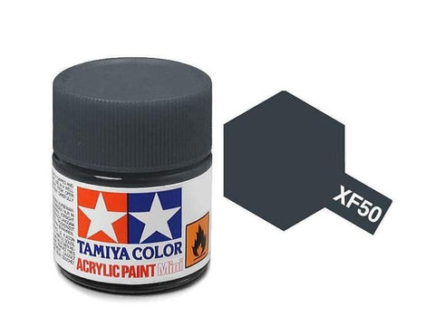 Tamiya XF-50 Field Blue matiniai akriliniai dažai, 10 ml