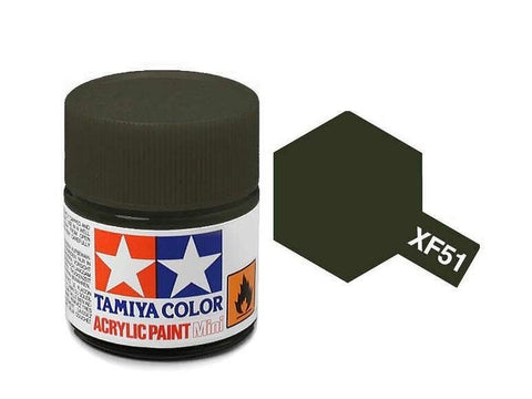 Tamiya XF-51 Khaki Drab akriliniai dažai 10 ml