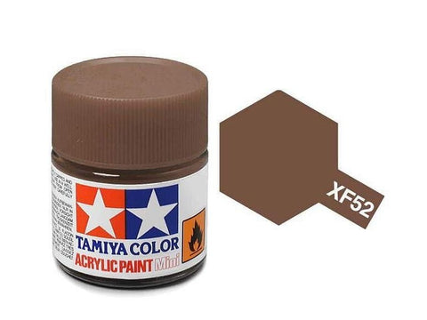 Tamiya XF-52 Flat Earth matiniai akriliniai dažai, 10 ml
