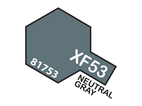Tamiya XF-53 Neutral Grey akriliniai modelių dažai, 10 ml