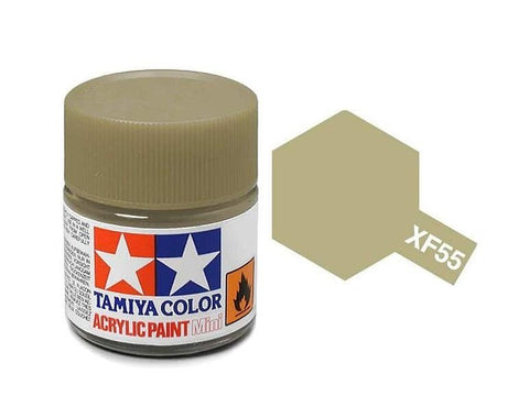 Tamiya XF-55 Deck Tan matiniai akriliniai dažai, 10 ml