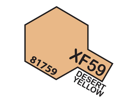 Tamiya XF-59 Desert Yellow matiniai akriliniai dažai 10 ml