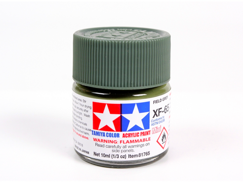 Tamiya XF-65 Field Grey akriliniai dažai modeliams, 10 ml
