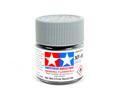 Tamiya XF-66 Šviesiai pilki matiniai akriliniai dažai 10 ml