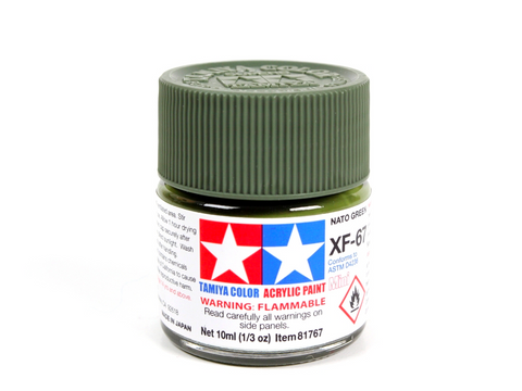 Tamiya XF-67 NATO žalia akriliniai dažai 10 ml
