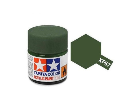 Tamiya XF-67 NATO žalia akriliniai dažai 10 ml