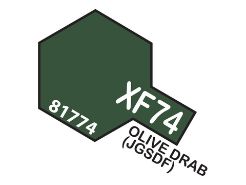 Tamiya XF-74 Olive Drab JGSDF akriliniai dažai, 10 ml