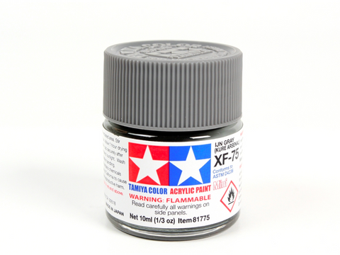 Tamiya XF-75 IJN pilka (Kure Arsenal) akriliniai dažai, 10 ml