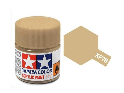 Tamiya XF-78 akriliniai dažai – medinio denio smėlio, 10 ml