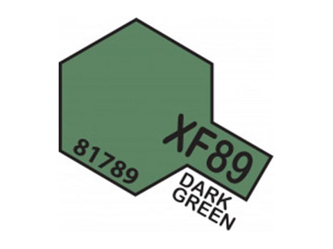 Tamiya XF-89 Dark Green 2 matiniai akriliniai dažai, 10 ml