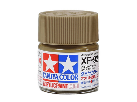 Tamiya XF-92 DAK geltonai rudi akriliniai dažai 10 ml