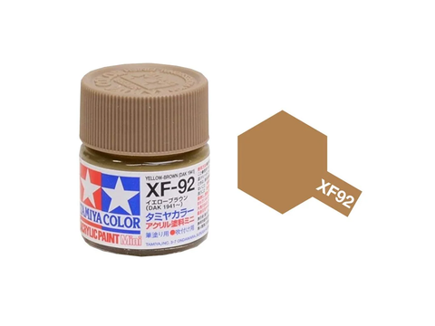 Tamiya XF-92 DAK geltonai rudi akriliniai dažai 10 ml