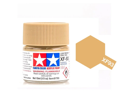 Tamiya XF-93 Šviesiai ruda (DAK 1942) akriliniai dažai, 10 ml