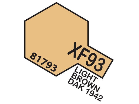Tamiya XF-93 Šviesiai ruda (DAK 1942) akriliniai dažai, 10 ml