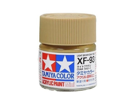 Tamiya XF-93 Šviesiai ruda (DAK 1942) akriliniai dažai, 10 ml