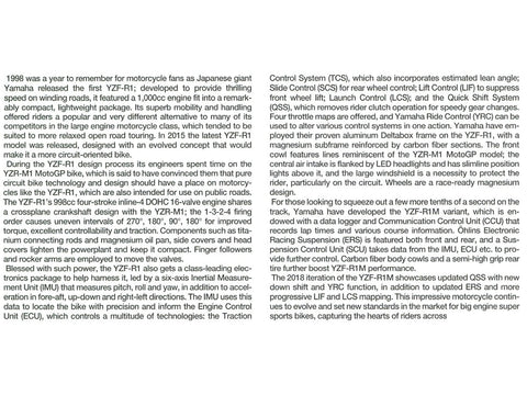 Tamiya Yamaha YZF-R1M 1/12 plastikinis motociklo modelio rinkinys (14133)