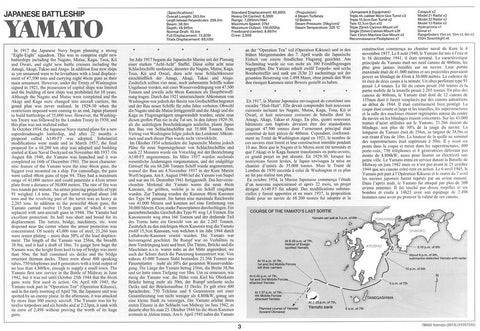 Tamiya Yamato japonų mūšinis laivas 1/350 plastikinis surenkamas rinkinys