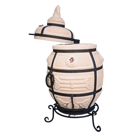 Keraminis tandyras PORUTCHIK su stovu - 82l (137,5 kg)