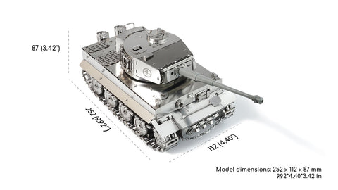 Time For Machine: Tank Tiger - 1 - metalinio konstruktoriaus komplektas - HOBI.LT 🇱🇹