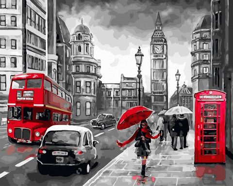 Tapybos rinkinys "Rainy London"