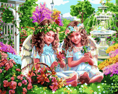 Tapybos rinkinys "Angels in the garden"