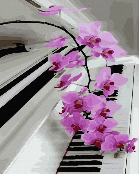 Tapybos rinkinys "Orchid on the piano"