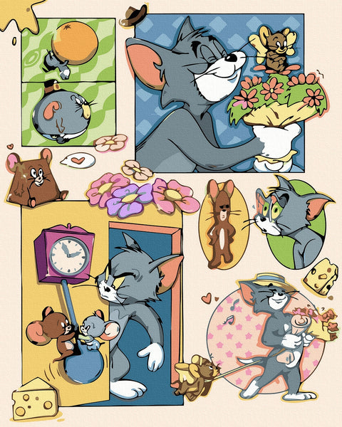 Tapybos rinkinys "Tom and Jerry"