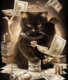 Tapybos rinkinys "Rich cat"