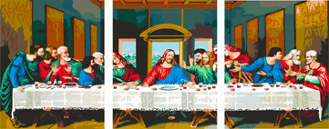 Tapybos rinkinys "The Last Supper of Jesus"