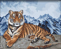 Wizardi: Tapybos pagal skaičius rinkinys: Amur tiger 40x50 cm H090 - HOBI.LT 🇱🇹