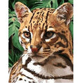 Wizardi: Tapybos pagal skaičius rinkinys: Ocelot  40x50 cm H152 - HOBI.LT 🇱🇹