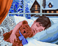 Wizardi: Tapybos Pagal Skaičius Rinkinys - Winter Sleep 40x50 cm L032 - HOBI.LT 🇱🇹