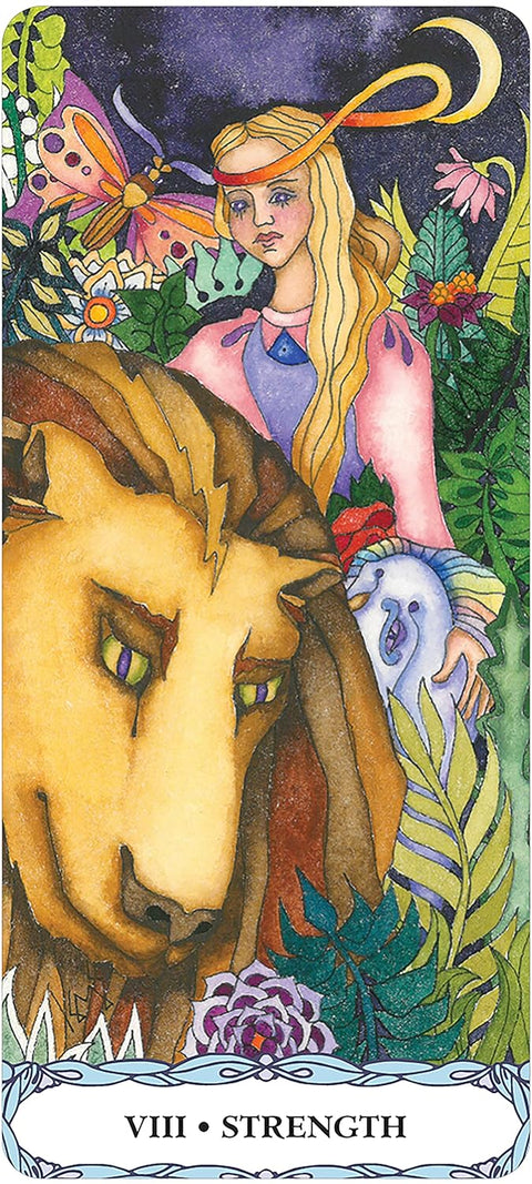US Games Systems: Tarot of a Moon Garden Borderless kortos US Games Systems - HOBI.LT 🇱🇹