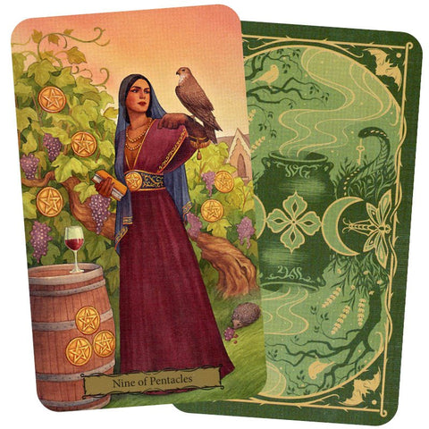 Llewellyn: Tarot of the Witch's Garden kortos Llewellyn - HOBI.LT 🇱🇹