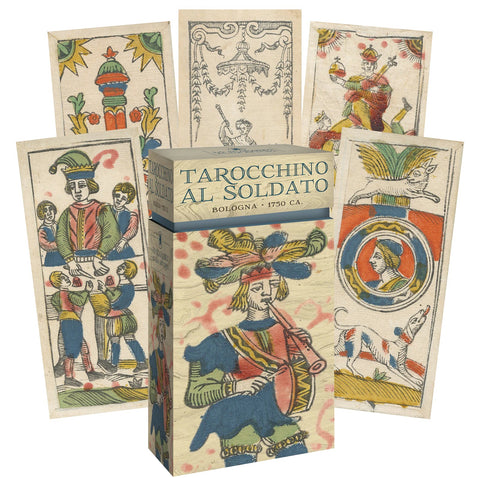 Lo Scarabeo: Tarotcchino Al Soldato Tarot kortos (Ribotas leidimas) - HOBI.LT 🇱🇹