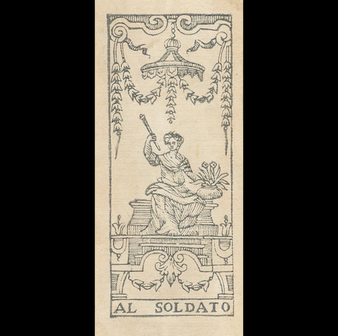 Lo Scarabeo: Tarotcchino Al Soldato Tarot kortos (Ribotas leidimas) - HOBI.LT 🇱🇹
