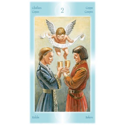 Lo Scarabeo: Tarott Of The Angels kortos - HOBI.LT 🇱🇹