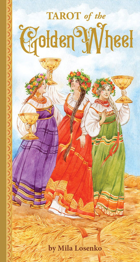 US Games Systems: Tarott of the Golden Wheel kortos - HOBI.LT 🇱🇹