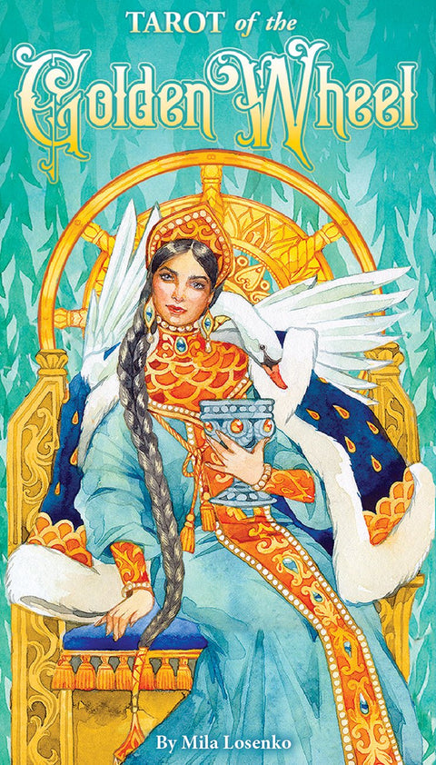US Games Systems: Tarott of the Golden Wheel kortos - HOBI.LT 🇱🇹