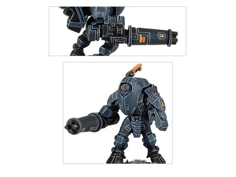 Warhammer 40,000 T’au XV25 Stealth Battlesuits miniatiūrų rinkinys