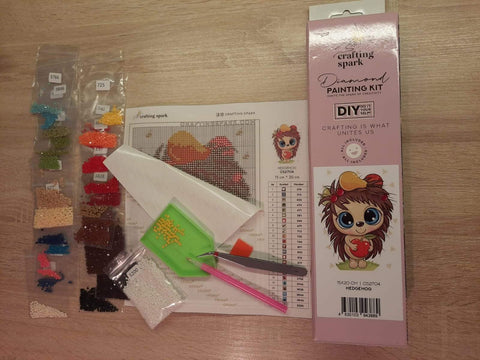 Crafting Spark: Teddy Bear 20х20 Deimantinio Paveikslo komplektas Cs2710 - HOBI.LT 🇱🇹