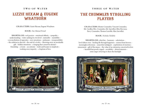 The Charles Dickens Tarot kortos