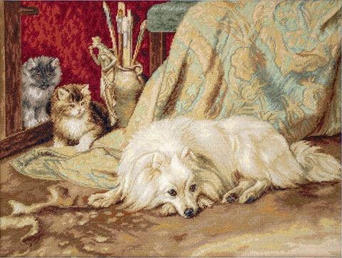 Luca - s: The Dog and Cats SB582 - siuvinėjimo kryželiu rinkinys - HOBI.LT 🇱🇹