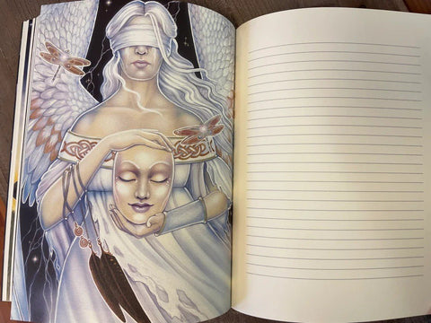 Blue Angel: The dreamers story tarot journal užrašinė - HOBI.LT 🇱🇹