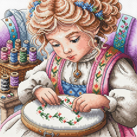 The Little Artisan kryželių siuvinėjimo rinkinys AVA‑P024