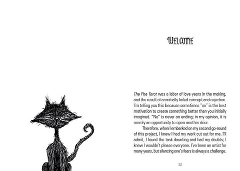 The Poe Tarot kortos