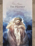 rašymo žurnalas The Prophet su akvareline figūrine viršeliu ir matomu pavadinimu, skirtas kūrybiniams užrašams ir idėjoms