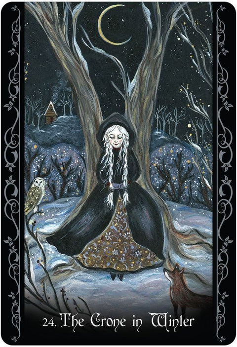 Blue Angel: The Solitary Witch Oracle kortos - HOBI.LT 🇱🇹