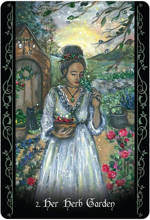 Blue Angel: The Solitary Witch Oracle kortos - HOBI.LT 🇱🇹